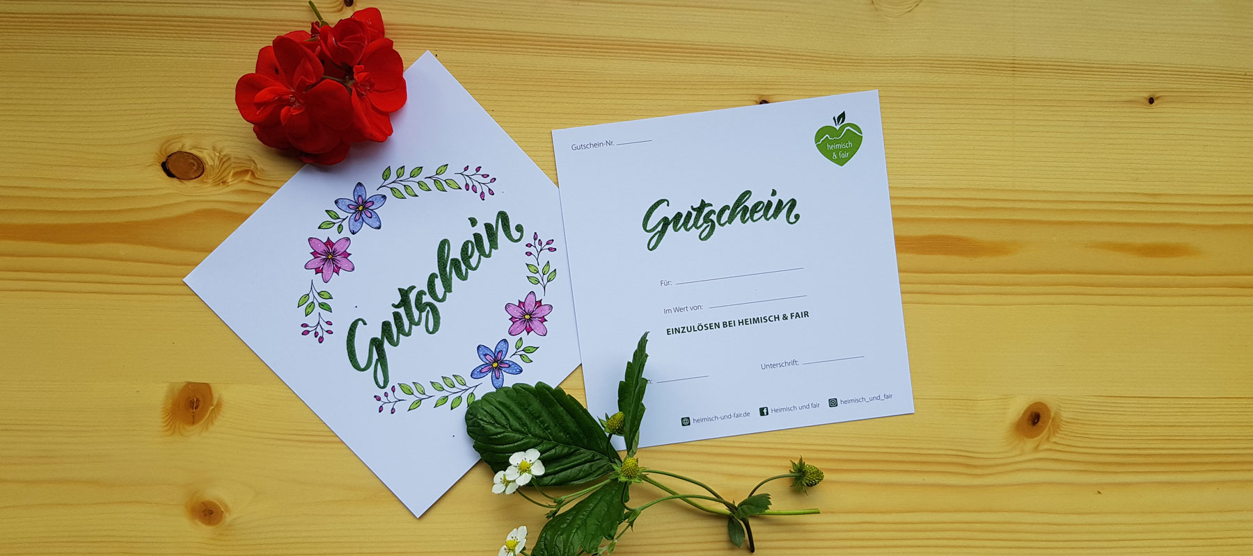 Heimisch & Fair Gutschein